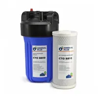 Фільтр Mineral plus Big Blue 10 з картриджем з брикетованого вугілля