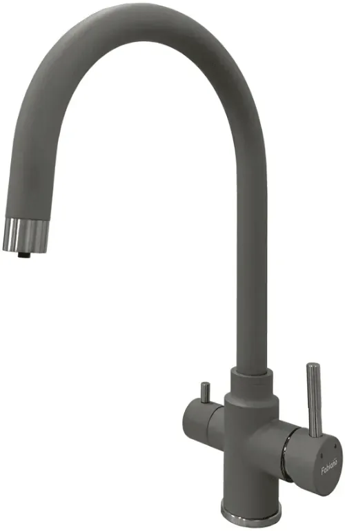 Трьохпозиційний змішувач Fabiano SKFC 90 ST Grey Metallic