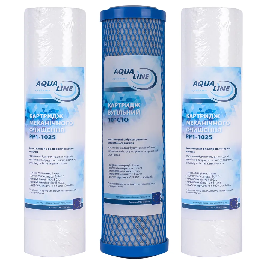 Комплект картриджів Aqualine