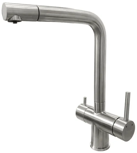 Трьохпозиційний змішувач Fabiano FKM 3116P SS Inox