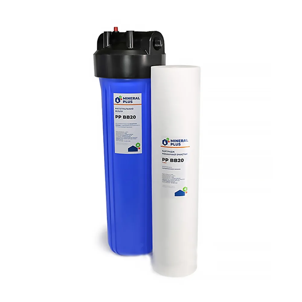 Фільтр Mineral plus Big Blue 20 з механічним картриджем