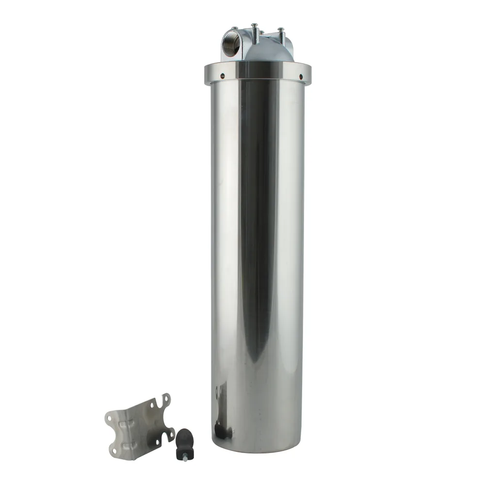 Корпус з нержавіючої сталі 10" Slim 1" (100 psi) RAIFIL з різьбою 1/2" знизу (ST)
