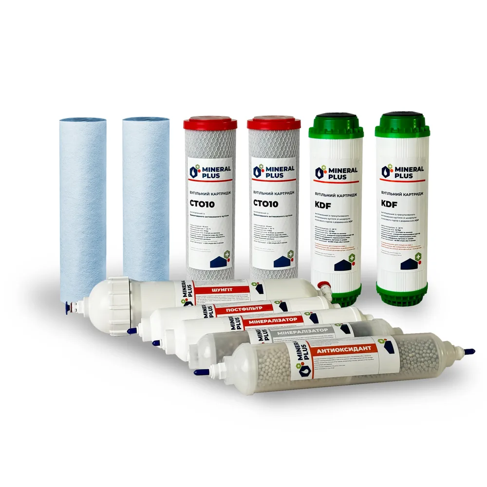 Річний комплект картриджів Mineral Plus Max 10