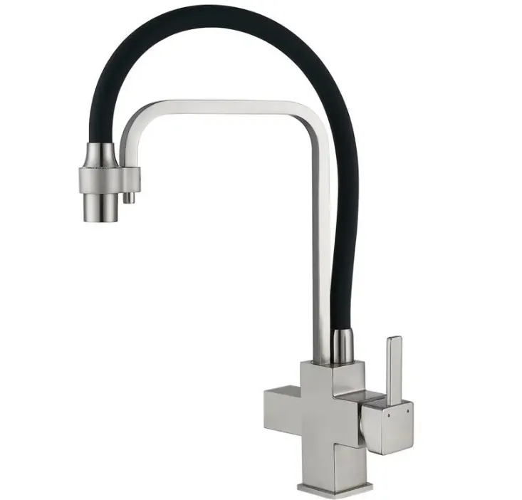 Трьохпозиційний змішувач Fabiano FKM 3111 Inox 02
