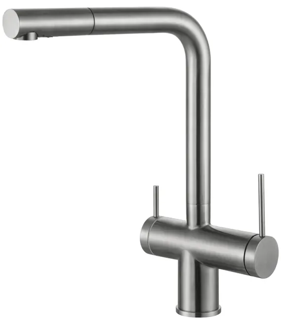 Трьохпозиційний змішувач Fabiano FKM 3114 SS Inox