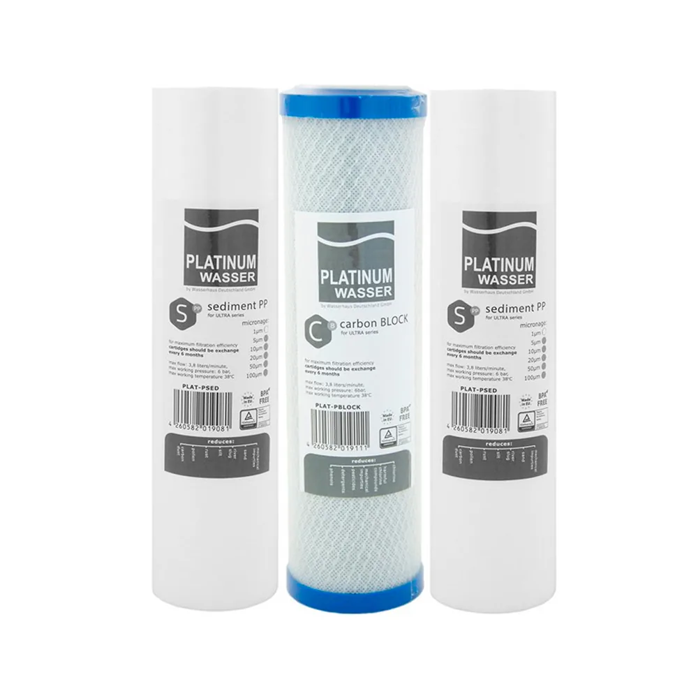 Комплект картриджів ULTRA Platinum Wasser (PSED, PBLOCK, PSED)