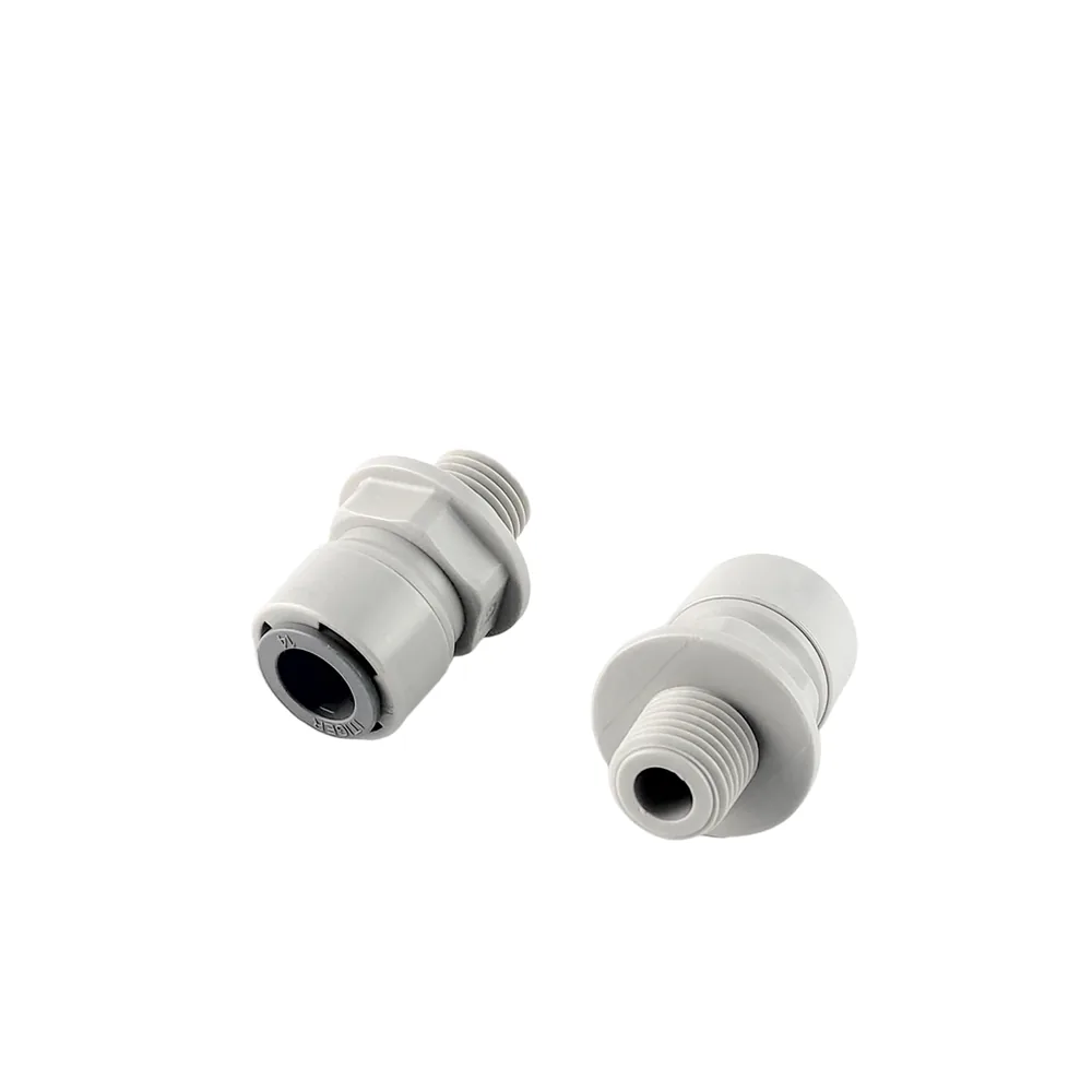 Фітинг прямий 3/8"-1/8" (трубка-різьба)